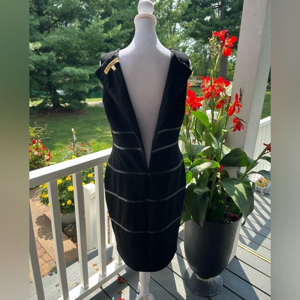 Nipon Boutique Black Vintage Sheath Dress | Size 6 | - Picture 3 of 8